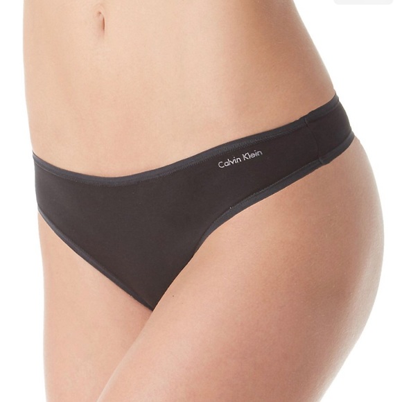 Calvin Klein QD3643 Form Cotton Blend Thong NWT A34W359851 Size L #1 - Picture 1 of 5